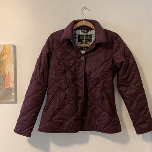 Barbour women’s Skye Quilt maroon jacket